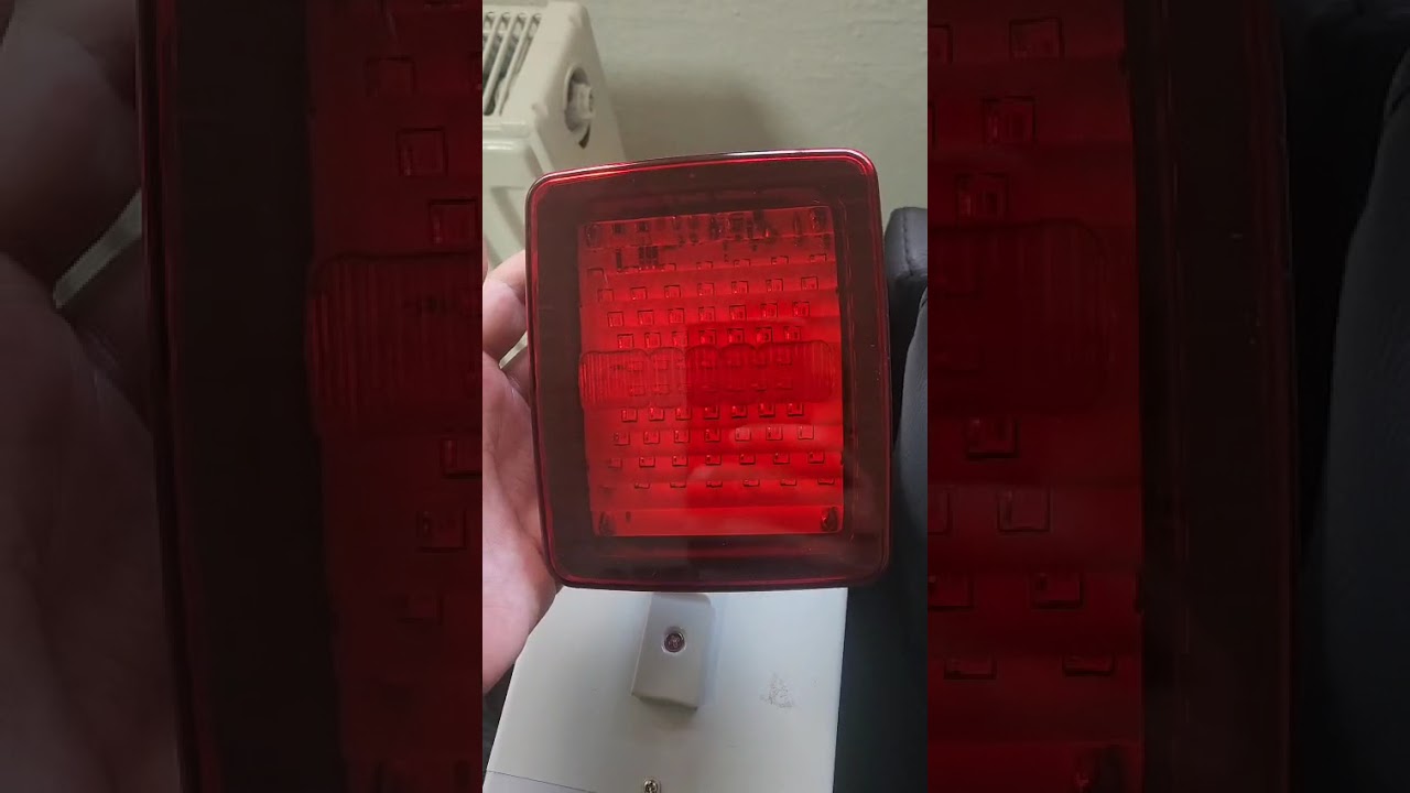 LED Φανάρι Ομίχλης / Όγκου Πορτοκαλί 12V / 24V E-Mark 130mm x 110mm x 35mm