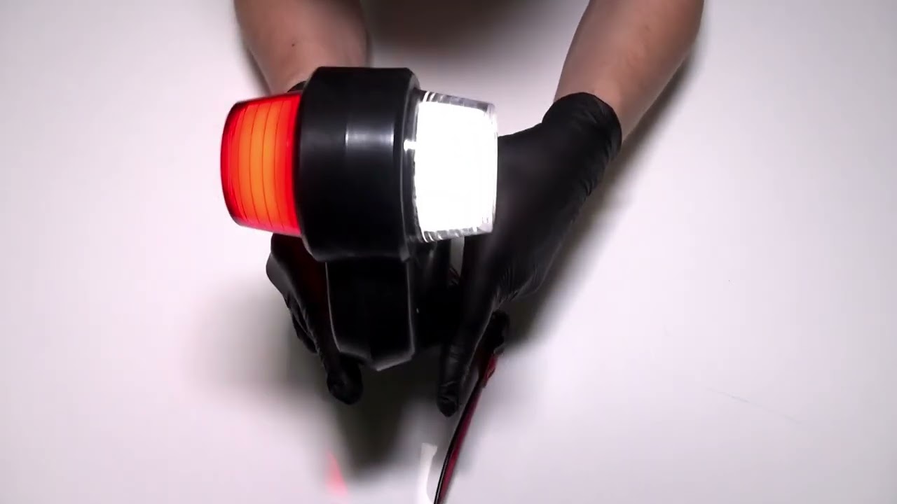 Σετ LED Όγκου Κερατάκια NEON 12V / 24V IP67 Κόκκινό / Λευκό 191mm x 79mm