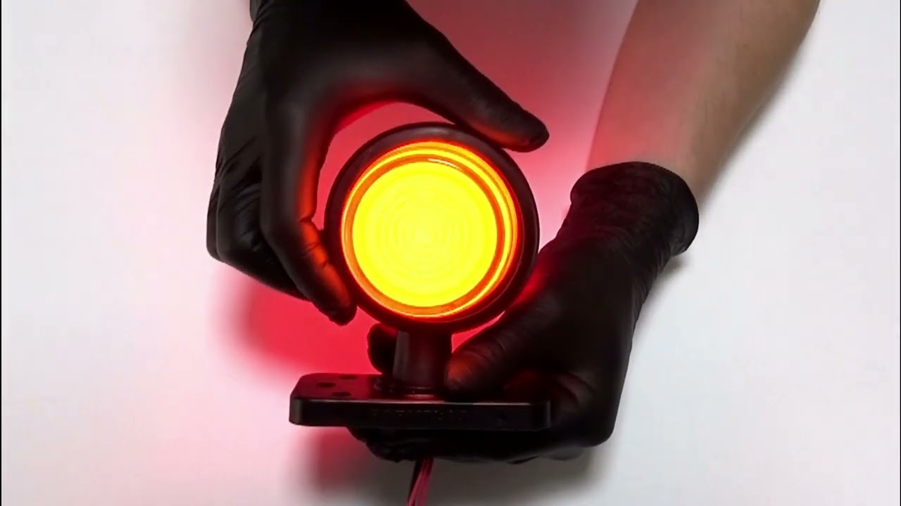 LED Όγκου NEON 18 SMD Κερατάκι 12V / 24V IP66 Κόκκινό / Πορτοκαλί 120mm x 90mm x 90 mm