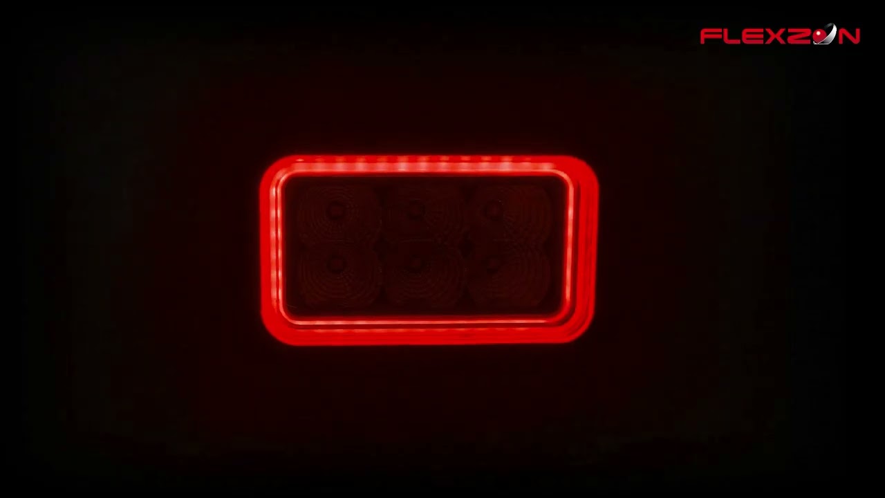 LED Προβολέας 10-30 Volt Υψηλής Ισχύος 42W Λευκό / DRL Πορτοκαλί / Κόκκινο 116.2mm x 73.2mm x 60.5mm IP68 E-mark E9