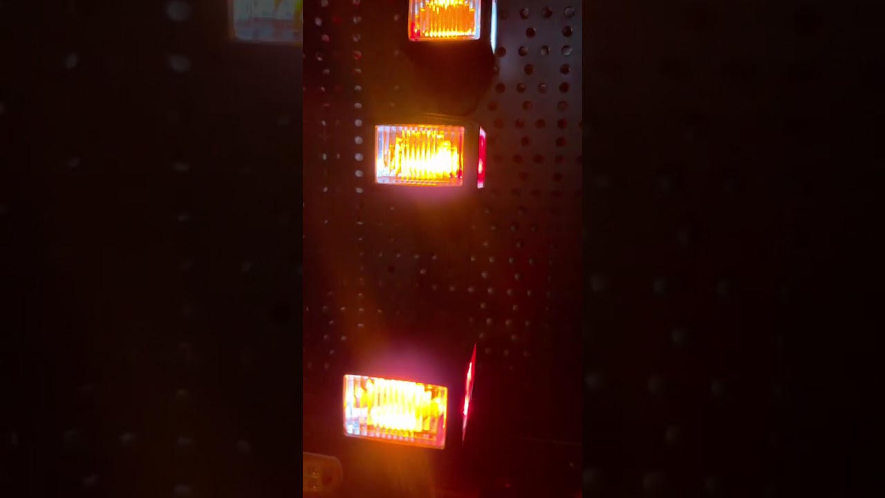Σετ Τριπλά Πλευρικά Φώτα Θέσης 6 Led 12V - 24V Κόκκινο / Λευκό / Κίτρινα 180mm x 35mm x 10mm IP67
