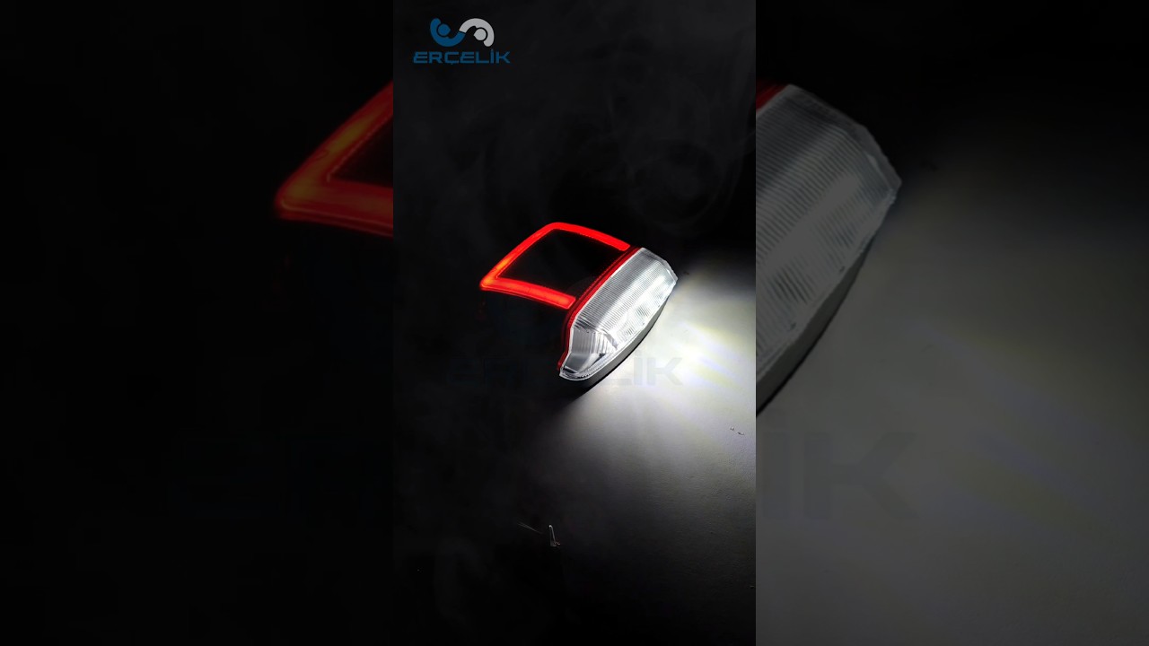Σετ LED Φώτα Πινακίδας 12V / 24V Neon Κόκκινο / Λευκό 131mm x 127mm 50mm 2 Τεμάχια
