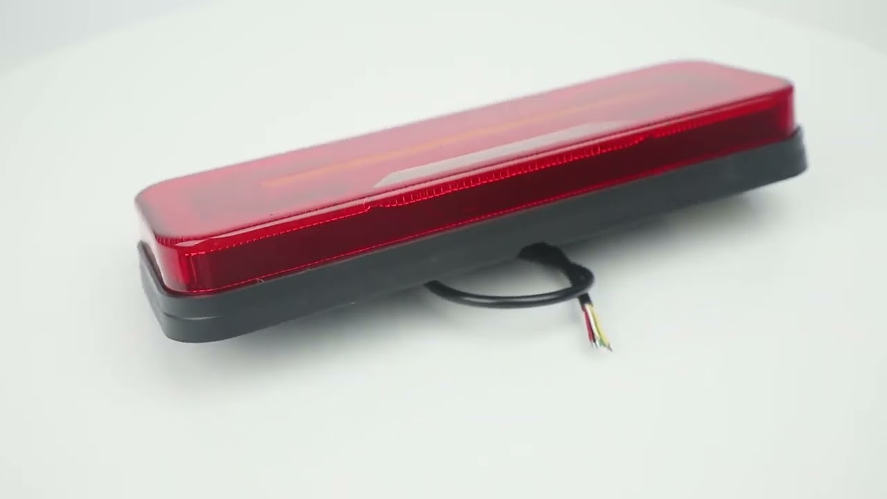 LED Σετ Neon Е-Мark Φανός Οπίσθιος 10V / 30V με 5 Λειτουργίες Tρεχούμενο φλας 285mm X 99mm