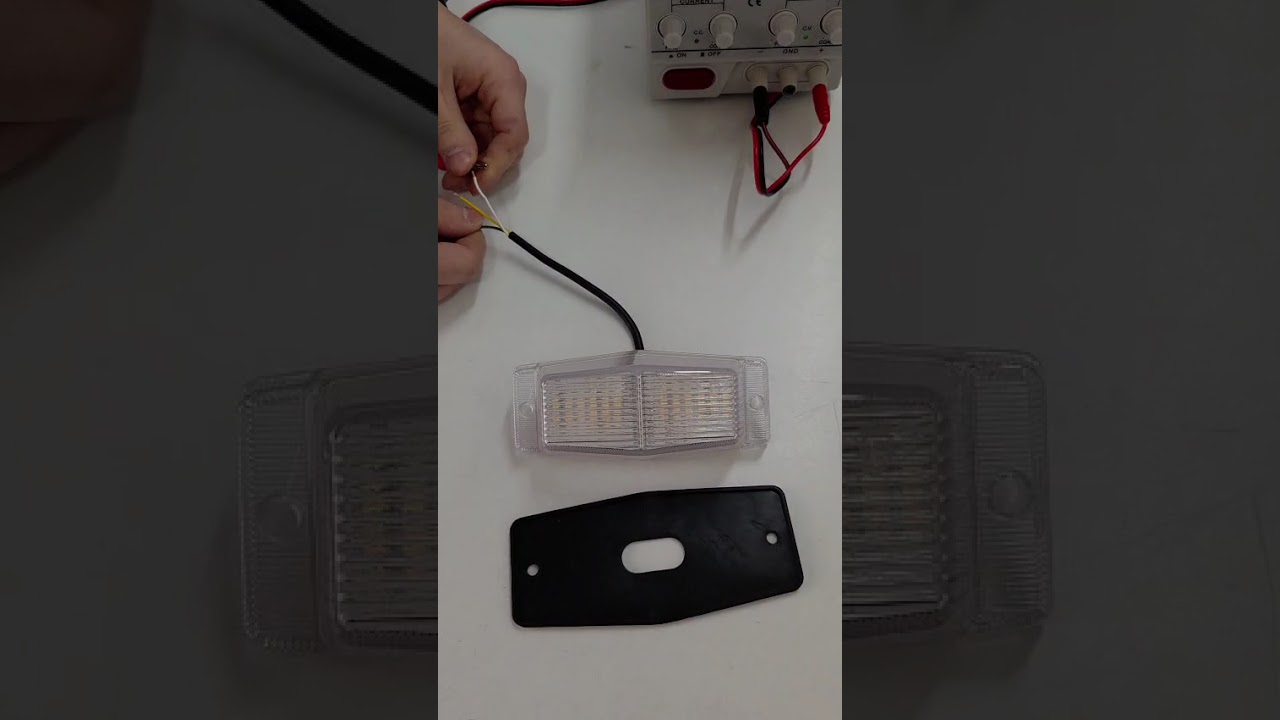 LED Φωτιστικό Σήμανσης 24Led 24V 2 Λειτουργίες Λευκό / Πορτοκαλί 135mm x 60mm x 40mm