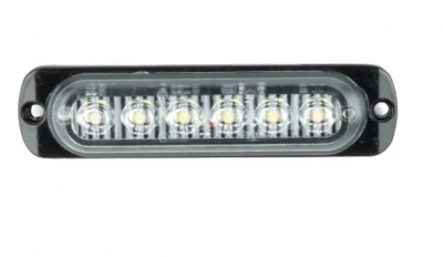 LED Όγκου Πλευρικής Σήμανσης Λευκό 12V / 24V IP68 112mm x 28mm