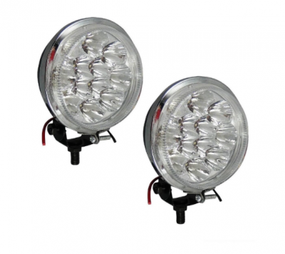 Σετ Προβολέας LED 27 Watt Υψηλής Ισχύος 10-30 Volt 12 LED 90mm х 130mm х 55mm