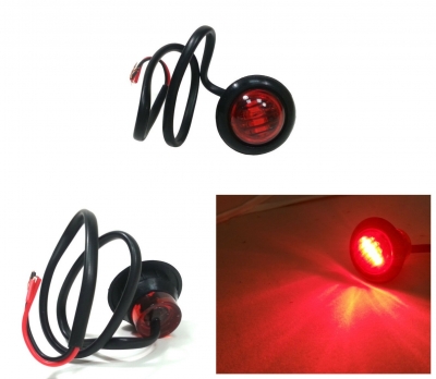 LED Φωτιστικό Σήμανσης DRL Eagle Eye 12V Κόκκινο 1 Τεμάχιο