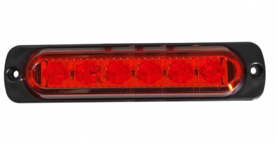 LED Όγκου Πλευρικής Σήμανσης Κόκκινο 12V / 24V IP68 112mm x 28mm