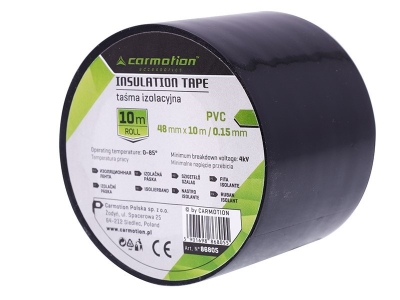 Μονωτική ταινία 48mm x 10m μαύρη Carmotion