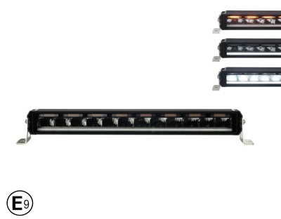 LED Μπάρα Ψυχρό Λευκό 10-30 Volt Υψηλής Ισχύος DRL Λευκό / Πορτοκαλί Προειδοποιητικό Φως 58cm IP67