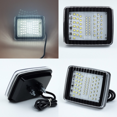 LED Φανάρι Ομίχλης / Όγκου Λευκό 12V / 24V E-Mark 130mm x 110mm x 35mm