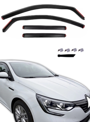 Ανεμοθραύστες για RENAULT MEGANE 4 Liftback 2016 - 2024 4τμχ.