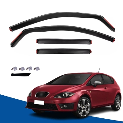 Ανεμοθραύστες για Seat Leon 2 2005 - 2012 / Seat Leon Cupra 2005 - 2012 4τμχ.