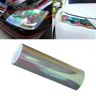 Αυτοκόλλητη Χαμαιλέων Διάφανη Μεμβράνη για Φανάρια Αυτοκινήτου 30cm X 10m σε Διάφανο Χρώμα 1 Τεμάχιο