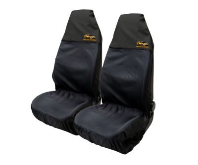 Σετ 2 Τεμάχια Αδιάβροχων Προστατευτικών Καθισμάτων Αυτοκινήτου Μαύρο