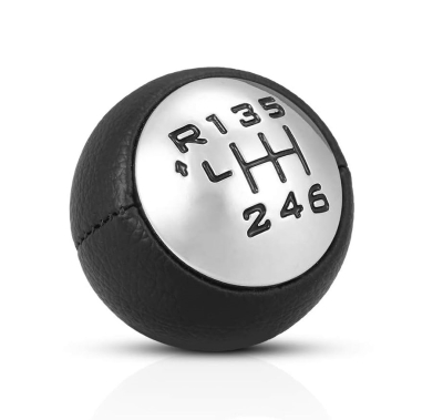 Δερμάτινο Πόμολο Ταχυτήτων για Citroen C4 GRAND PICASSO /  PICASSO II /  SPACETOURER /   SPACETOURER GRAND /  Citroen  508 OEM 2403GY / 2403.GY / 2403 GY 6-τάχυτο