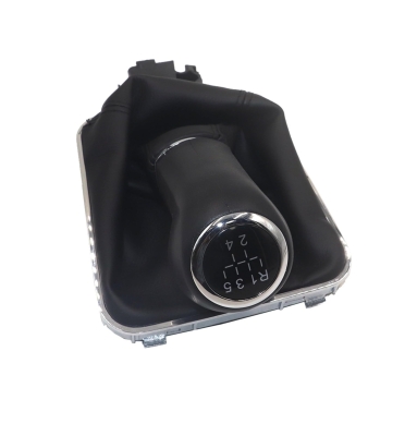 Πόμολο 5 Ταχυτήτων με Φυσούνα Λεβιέ Δερματίνη με Νίκελ Βάση για OPEL Zafira B 2005 - 2014