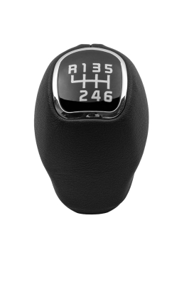 Δερμάτινο Πόμολο Ταχυτήτων για KIA RIO / SPORTAGE /  VENGA 6-τάχυτο OEM : 43711A2300D3B