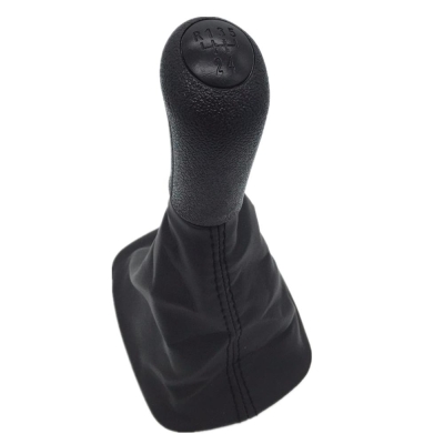 Πόμολο 5 Ταχυτήτων με Φυσούνα Λεβιέ Δερματίνη για Skoda Octavia MK1 Sedan 1997 - 2011 OEM 1U0711141