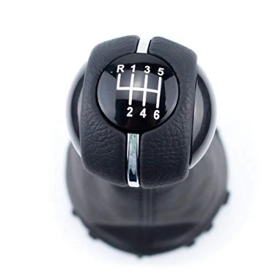 Πόμολο 6 Ταχυτήτων με Φυσούνα Λεβιέ Δερματίνη για MINI COOPER  F55 / F56 / F54  /  F57 / F60 OEM 25117641999 / 7641999