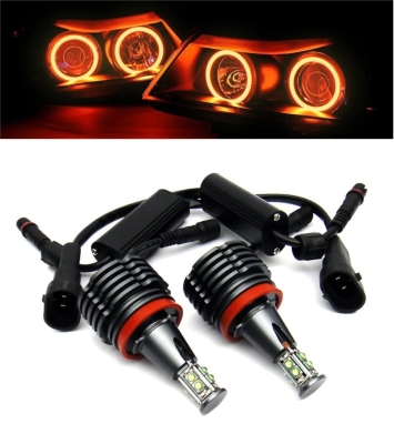 Λαμπτήρες LED Kit Can Bus H8 12V 40W για BMW E82 / E87 / E90 / E91 / E92 / E93 / E60 / E61 / E63 / E64 / E84 Πορτοκαλί