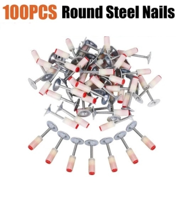 Καρφιά για Πιστόλι Καρφιών Τοίχου Μίνι Πνευματικό 2.7cm διαμέτρημα 4.1cm 100 Καρφιά