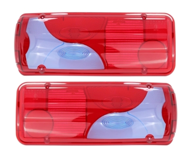 Σετ Καπάκια πλαστικά Μπλέ για Φανάρια Πίσω Vw - Crafter / Mercedes - Sprinter / Man - TGA - TGL - TGM - TGS / Scania 2 Τεμάχια