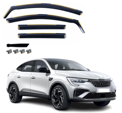 Ανεμοθραύστες για Renault Arkana Facelift  2023+ 4τμχ.