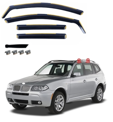 Ανεμοθραύστες για BMW X3 E83 2003-2010 4τμχ.