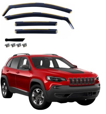 Ανεμοθραύστες για JEEP CHEROKEE 2014 - 2021 4τμχ.