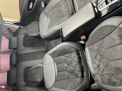 Σετ Καλύμματα Αυτοκινήτου Universal Αλκαντάρα / ECO Δέρμα Εμπρός και Πίσω Μαύρο Design