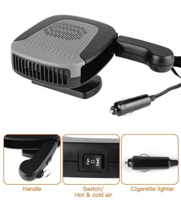 Αερόθερμo / Θερμαντήρας Απόψυξης Τζαμιών Αυτοκινήτου 12V 150W