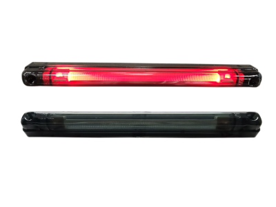 LED Φωτιστικό Πλευρικής Σήμανσης NEON ΦΙΜΕ Κόκκινο 24V IP68 240mm X 26mm X 25mm