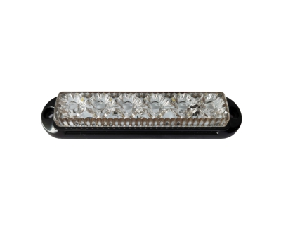 LED Όγκου / Φλάς Λάμψη 6 Led 12V / 24V IP66 Λευκό 155mm x 35mm x 20mm