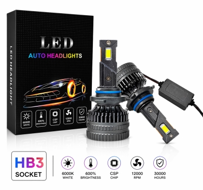 LED Kit Can Bus V16 HB3 12V - 24V 60W 13000lm 3570 LED F6
