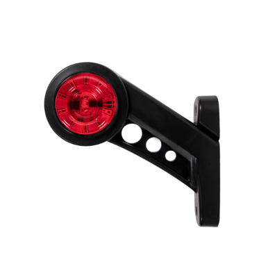 LED Όγκου Κερατάκι 12V / 24V IP66 Κόκκινό / Λευκό με Περιστρεφόμενο Εφέ Φωτός 130mm