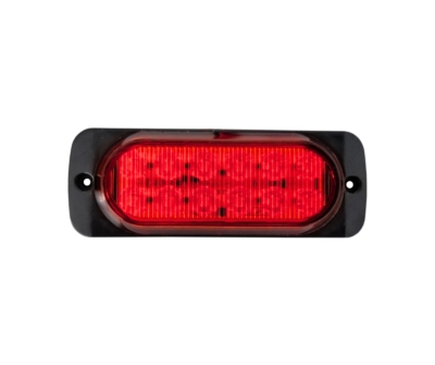 LED Φώτα Οδικής Βοήθειας 12V / 24V Κόκκινο Εξωτερικά 115mm x 43mm