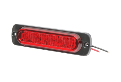 LED Φώτα Οδικής Βοήθειας 6 LED 12V / 24V Κόκκινο Εξωτερικά 114mm x 30mm x 10mm