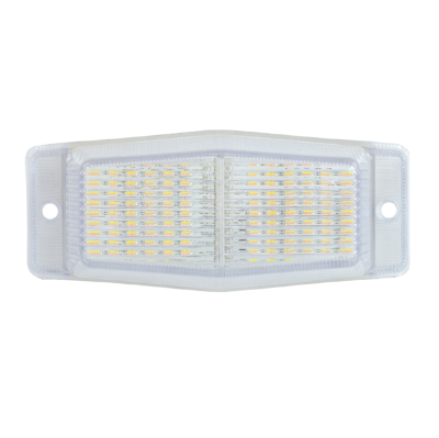 LED Φωτιστικό Σήμανσης 24Led 24V 2 Λειτουργίες Λευκό / Πορτοκαλί 135mm x 60mm x 40mm