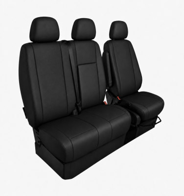Σετ Καλύμματα Αυτοκινήτου για 2+1 MERCEDES SPRINTER W906 2006 - 2018 ECO Δέρμα Μαύρο