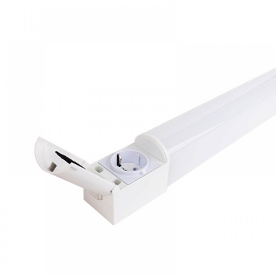LED Φωτιστικό για Μπάνιο με Πρίζα 0.50cm 8W 4000Κ IP65