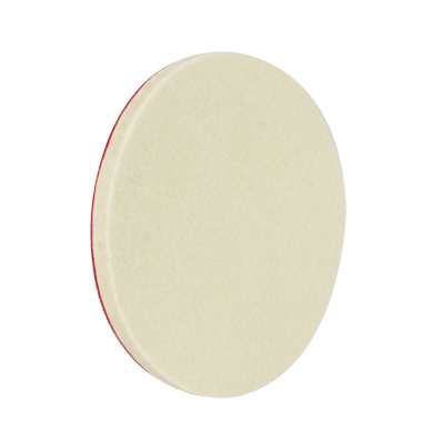 Δίσκος Στίλβωσης από Τσόχα με Λαβή Velcro 125mm x 10mm για Μέταλλο / Γυαλί / Αλουμίνιο και Ξύλο