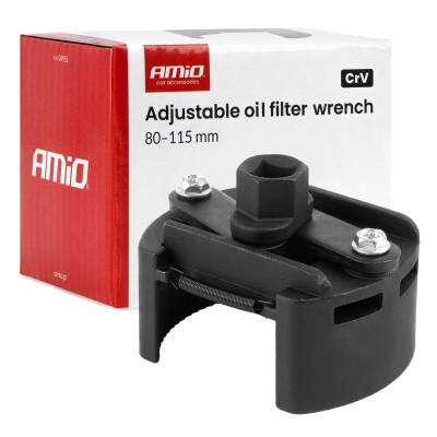 Ρυθμιζόμενο κλειδί φίλτρου λαδιού 80–115 mm CrV