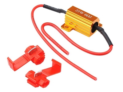 Ακυρωτής Ένδειξης Καμένου Λαμπτήρα 25W 6 ohms (Ω) 1 Τεμάχιο