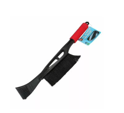 Ξύστρα πάγου με βούρτσα χιονιού Κόκκινη 1τμχ.