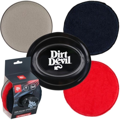 Σετ 3 Σφουγγαριών Γυαλίσματος DIRT DEVIL 12,5cm