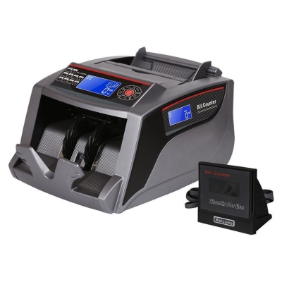 Καταμετρητής Χαρτονομισμάτων με Ταχύτητα 1000/min & UV / MG / IR Ανίχνευση Πλαστών Γκρι / Περιλαμβάνεται θήκη