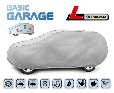 Κάλυμμα Kegel Υψηλής Ποιότητας Σειρά Garage Μέγεθος L για SUV / OFF-ROAD 430cm-460cm x 146cm-156cm Γκρι