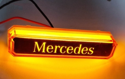Πλαϊνό Φως Όγκου LED 12V - 24V MERCEDES Πορτοκαλί IP67