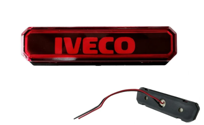 Πλαϊνό Φως Όγκου LED 12V - 24V IVECO Κόκκινο IP67